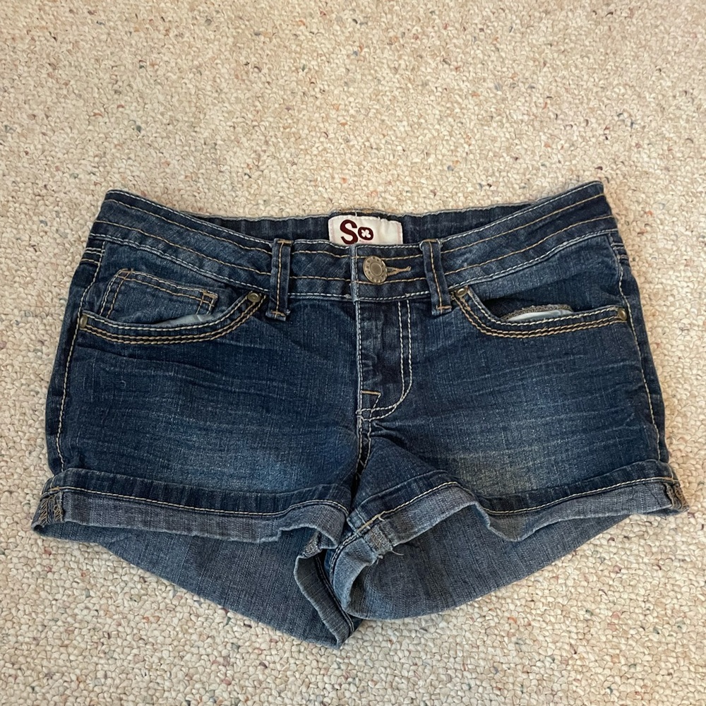 SO Juniors jean short shorts
